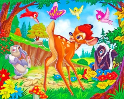 Disney Bambi paint by numbers