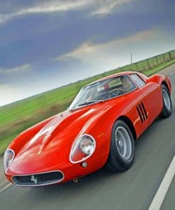 Ferrari GTO paint by numbers