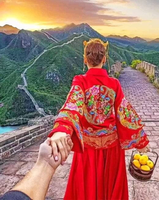 Follow Me To China paint by numbers