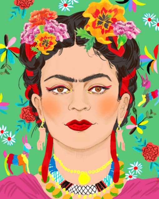 Frida Artwork paint by numbers