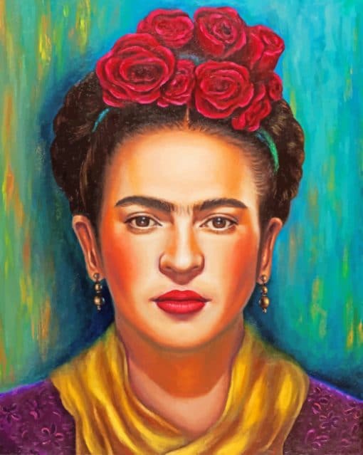 Frida Kahlo paint by numbers