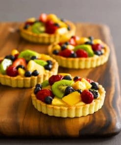 Fruits Tarts Paint by numbers