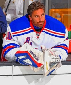 Henrik Lundqvist Player Paint by numbers