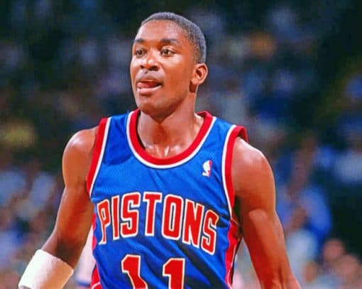 Isiah Thomas Player Painnt by numbers