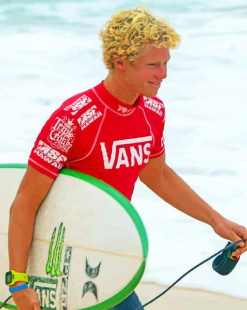 John John Florence paint by numbers