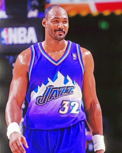 Karl Malone Paint by numbers