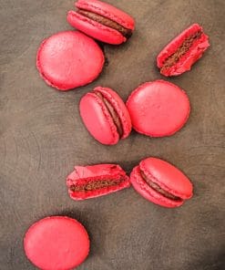 Red Macarons paint by numbers