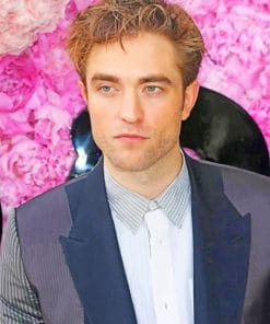 Robert Pattinson paint by numbers