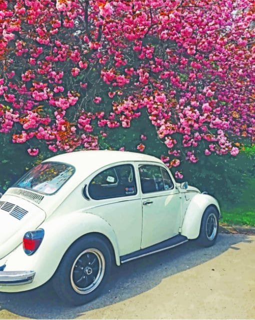 Spring VW paint by numbers