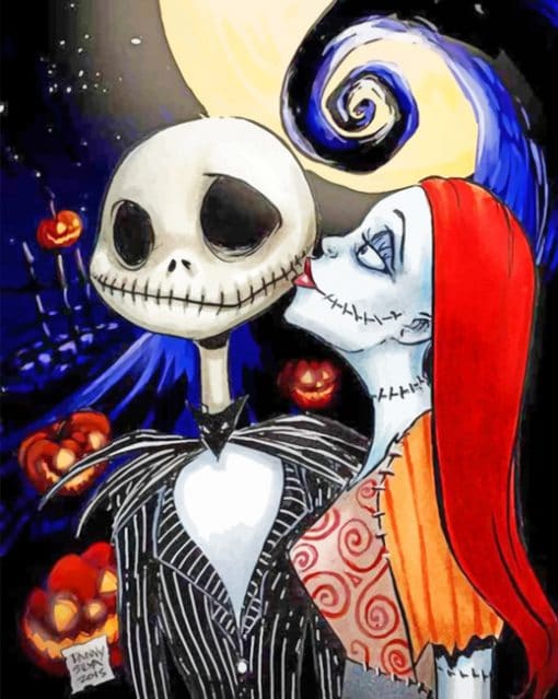 The Nightmare Before Christmas paint by numbers