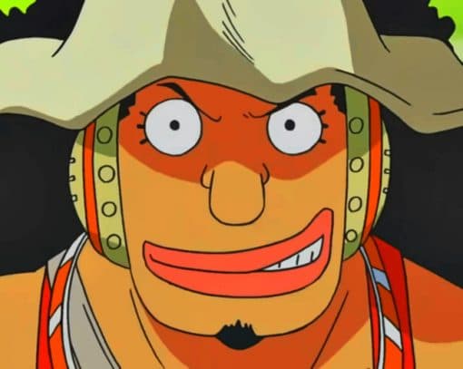 Usopp Character paint by numbers