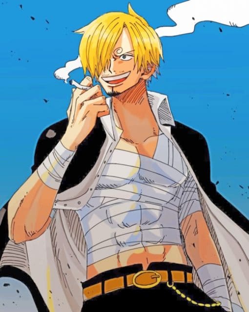 Vinsmoke Sanji paint by numbers