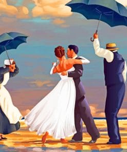 Wedding Dance On The Beach paint by numbers