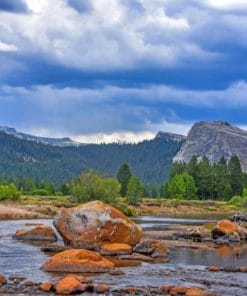 Yosemite National Park In California paint by numbers