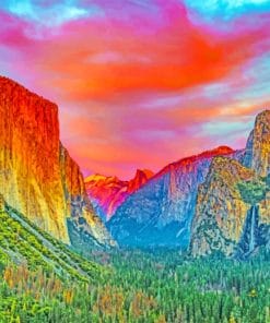 Yosemite Nation paint by numbers