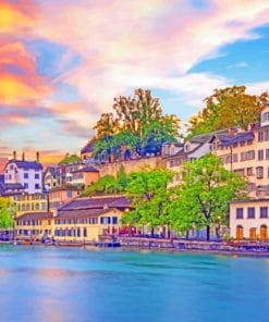 Zurich Landscapes paint By numbers