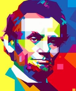 Abraham Lincoln paint by numbers