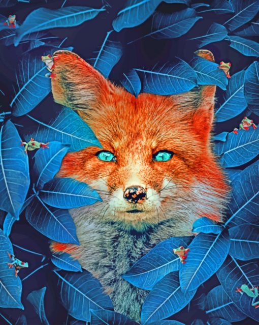 Aesthetic Fox paint By Numbers