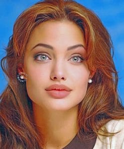 Angelina jolie paint By numbers