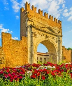 Arch Of Augustus Rimini Italy paint by numbers