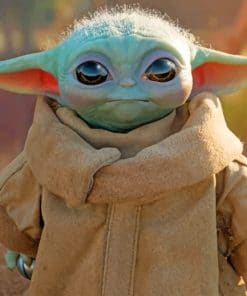 Baby Yoda paint by numbers