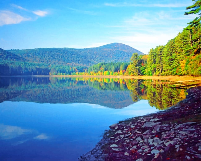 Catskill Nature paint by numbers