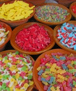 Colorful Sweets paint by numbers