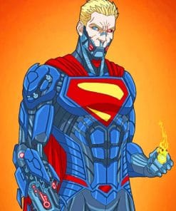 Cyborg Superman paint By Numbers