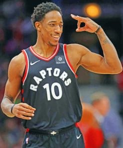 Demar Derozan Raptors paint by numbers