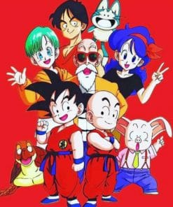 Dragon Ball Characters paint By Numbers