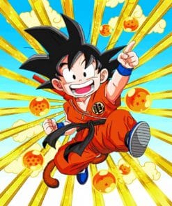 Dragon Ball Goku Baby paint By Numbers