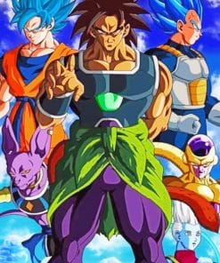 Dragon Ball Poster paint By Numbers