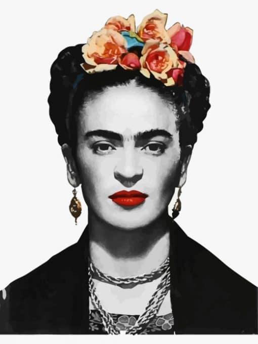 Frida Kahlo paint by numbers