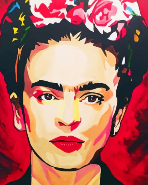 Frida Kahlo paint by numbers