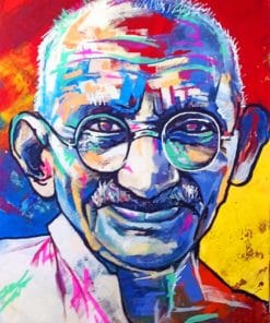 Ghandi Paint By Numbers