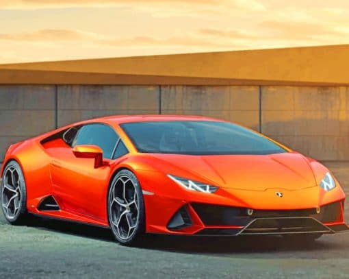 Lamborghini Huracan Evo paint By Numbers