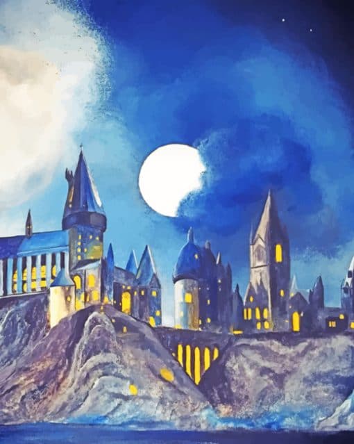 Harry Poter Castle paint by numbers