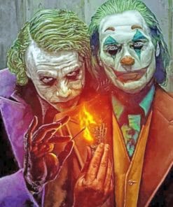 Jokers paint by numbers