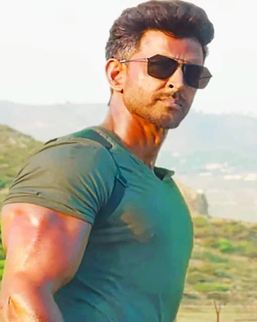 Hrithik Roshan paint By Numbers