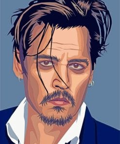 Johnny Deep paint by numbers