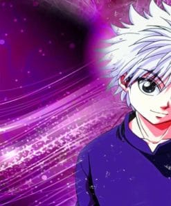 Killua Zoldyck paint by numbers