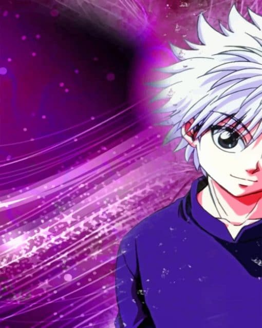 Killua Zoldyck paint by numbers