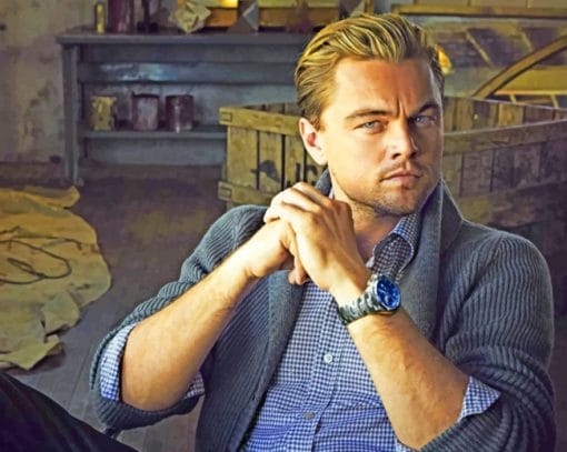 Leonardo DiCaprio paint by numbers