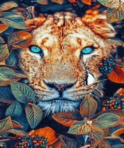 Aesthetic Lion paint By Numbers