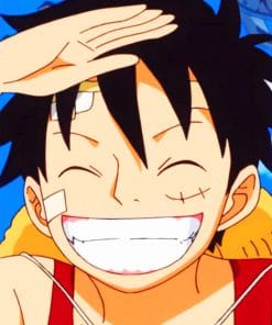 Luffy Sorriso paint by numbers