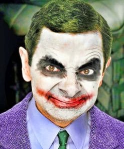 Mr Bean Joker paint by numbers