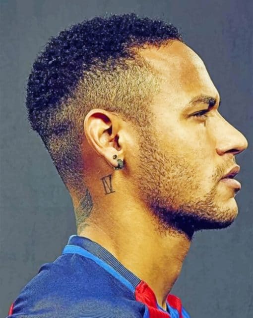 Neymar paint by numbers