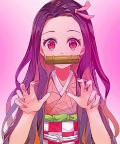 Nezuko Kamado Anime paint by numbers