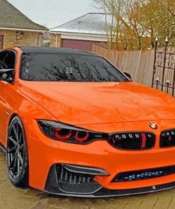 Orange Bmw paint By Numbers