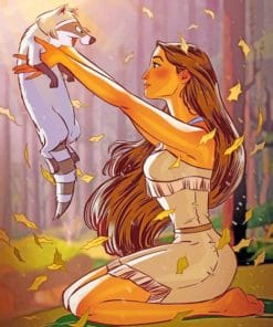 Pocahontas Disney paint by numbers